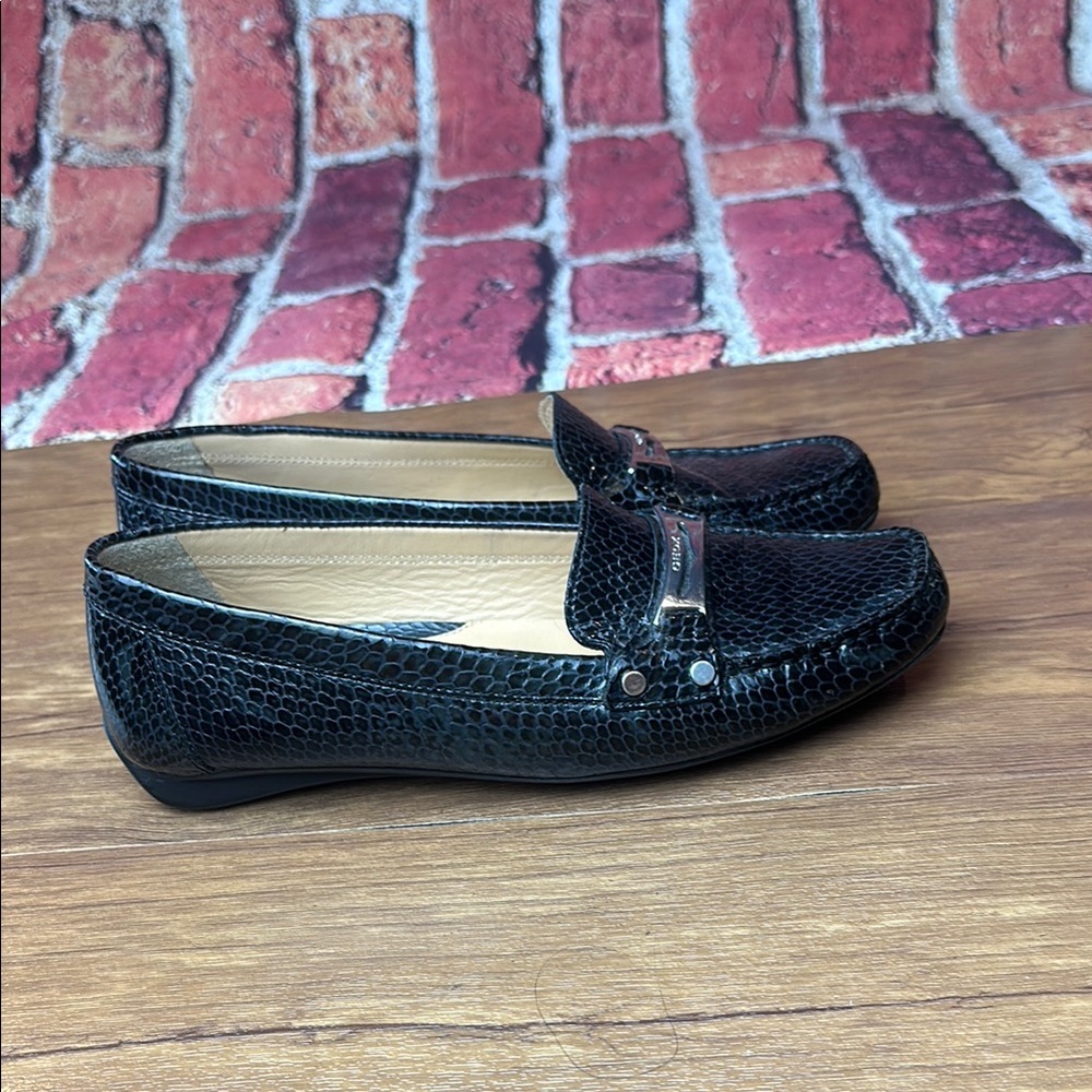 Geox Respira Black Loafers - Size 37 US size 7